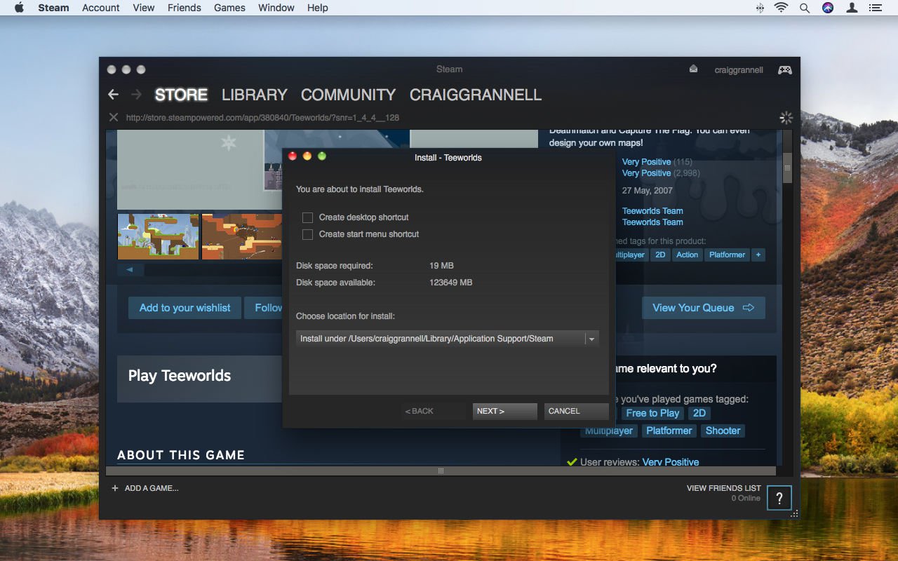 How to use Steam on Mac: Install